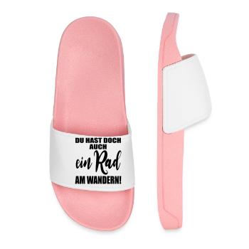 RAD AM WANDERN - Frauen Badelatschen - Hellrosa - Vorne