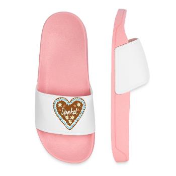 Spatzl - Gingerbread Heart - Women’s Pool Sliders - light pink - Front