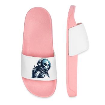Alien Astronaut Weltraum Erkundung - Frauen Badelatschen - Hellrosa - Vorne