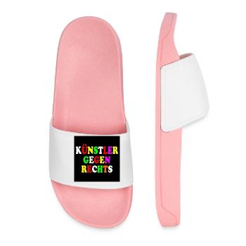 Artists against the right - Women’s Pool Sliders - light pink - Front