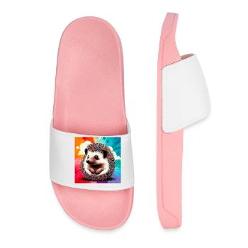hedgehog - Women’s Pool Sliders - light pink - Front