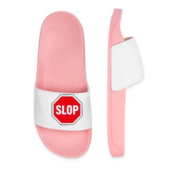 ARRÊTEZ le SLOP - Claquettes Femme - rose clair - Devant