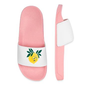 Citron Fatigué - Claquettes Femme - rose clair - Devant