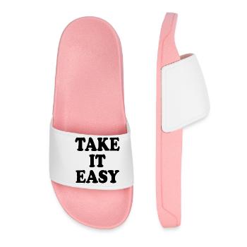 Take it easy - Women’s Pool Sliders - light pink - Front