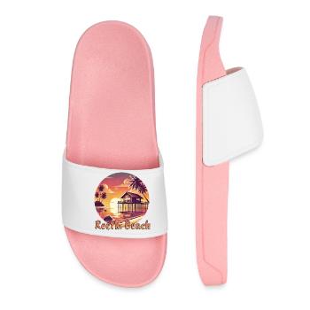 Reethi Beach Maldives Sunset Paradise - Women’s Pool Sliders - light pink - Front