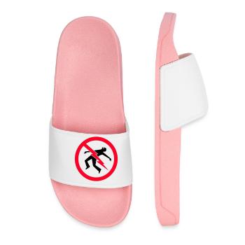 Avertissement de foudre - Claquettes Femme - rose clair - Devant