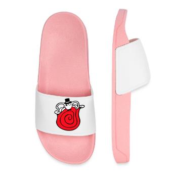 M. Escargot Sir Cylindre Monocle Riche Riche - Claquettes Femme - rose clair - Devant