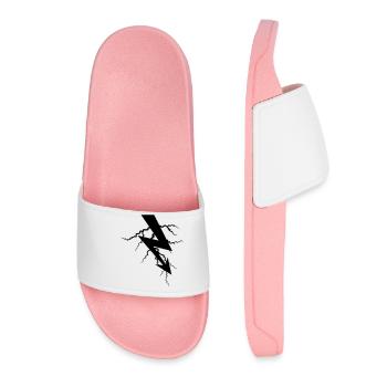 charge symbole électrique flash énergie puissance - Claquettes Femme - rose clair - Devant