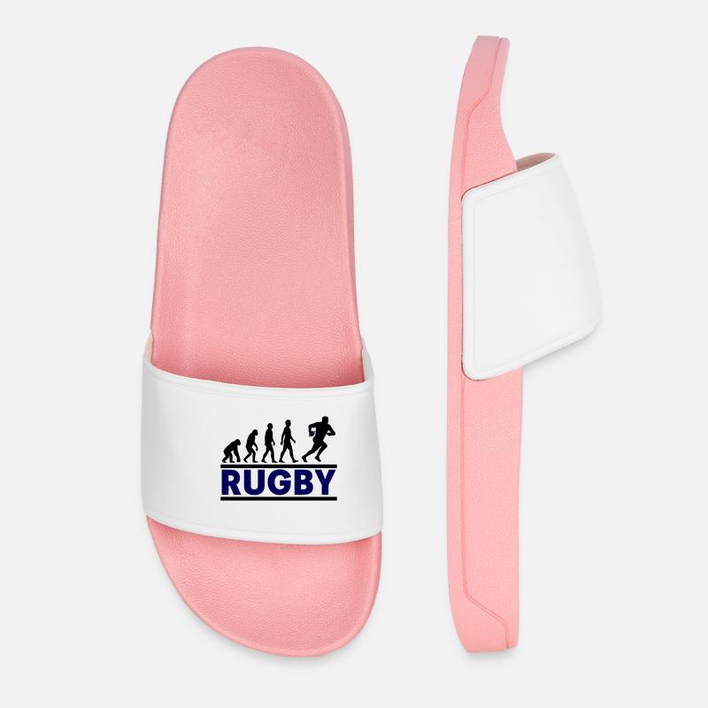 Rugby Evolution Sport Team - Women’s Pool Sliders - light pink