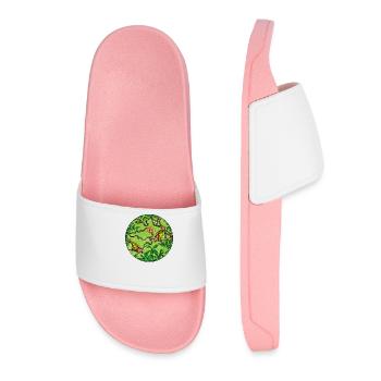 Forêt tropicale tropique protection de l'environnement nature changement climatique - Claquettes Femme - rose clair - Devant