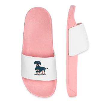 Chien de toit - Claquettes Femme - rose clair - Devant