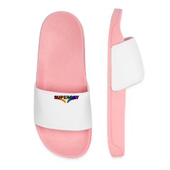 Gay Gay Gay Pride Proud Gift - Women’s Pool Sliders - light pink - Front