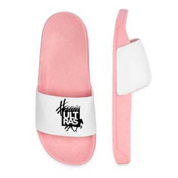 #PONYULTRAS avec Tölter - WHITE - Claquettes Femme - rose clair - Devant