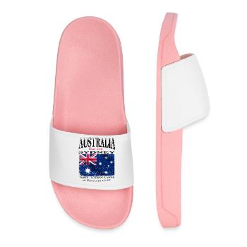 Australia, Sydney flag - Women’s Pool Sliders - light pink - Front