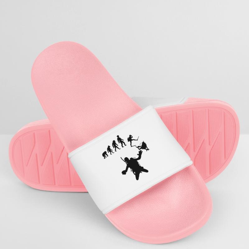 Evolution diver gift idea for scuba diving divers Women’s Pool Sliders