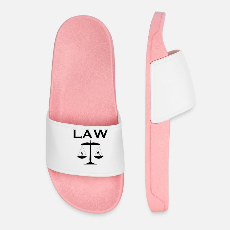 Law student - Women’s Pool Sliders - light pink
