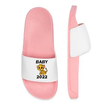 Bébé 2022 - Nouveau-Né 2022 - Cadeau bébé - Claquettes Femme - rose clair - Devant