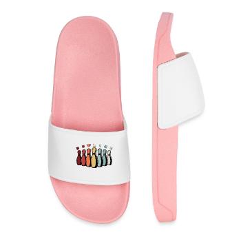 Bowling Retro - Claquettes Femme - rose clair - Devant