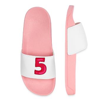 5 - Women’s Pool Sliders - light pink - Front