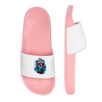 Spray Can Painter Art Graffiti - Women’s Pool Sliders - light pink - Front