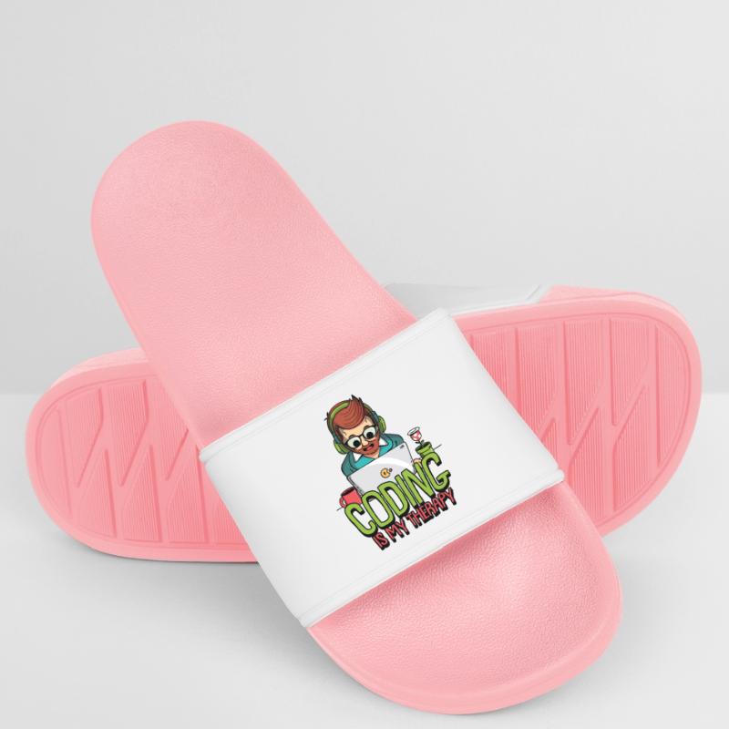 Hacking Programmer Hacker Code Coding Gift Women’s Pool Sliders