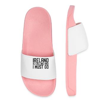 L’Irlande appelle je dois y aller - Claquettes Femme - rose clair - Devant