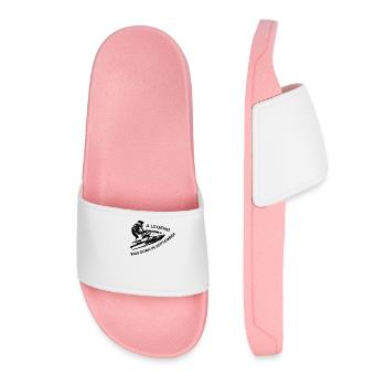 Jet SKi driver legend born in September - Women’s Pool Sliders - light pink - Front