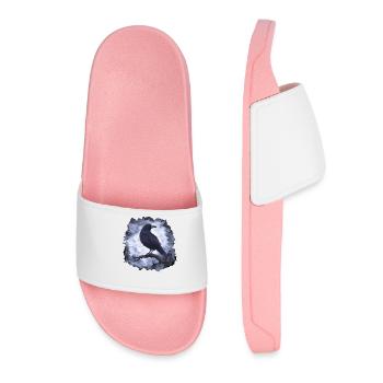 Raven Crow Goth - Women’s Pool Sliders - light pink - Front