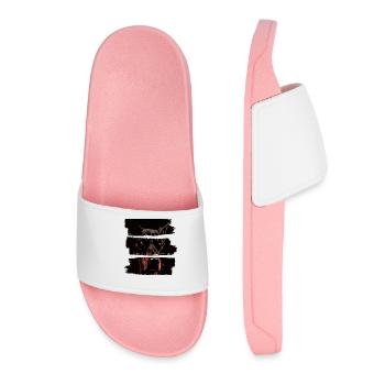 Doberman Dobermans Dog Dogs Puppy Doberman - Women’s Pool Sliders - light pink - Front