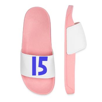 HAPPY BIRTHDAY. HAPPY BIRTHDAY. ANNIVERSARY. - Women’s Pool Sliders - light pink - Front