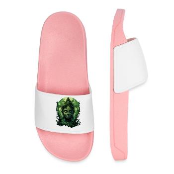 Buddhism Yoga Buddhist Zen Meditation Buddha - Women’s Pool Sliders - light pink - Front