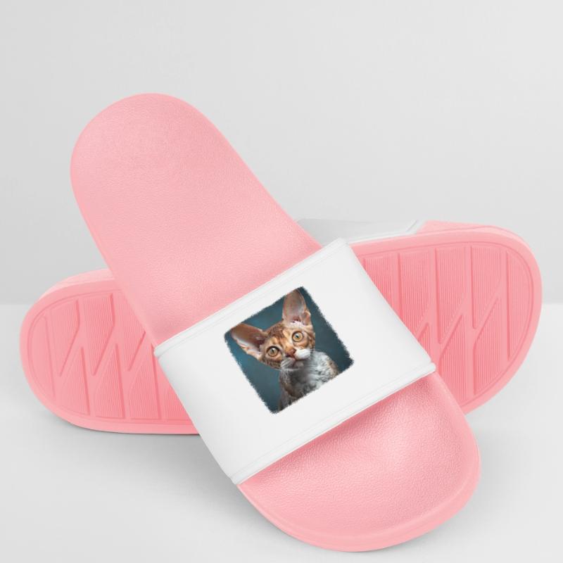 Devon Rex Kitten Devon Rex Cat Women’s Pool Sliders