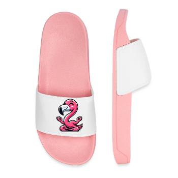 Flamingo Yoga Méditation Relaxation - Claquettes Femme - rose clair - Devant