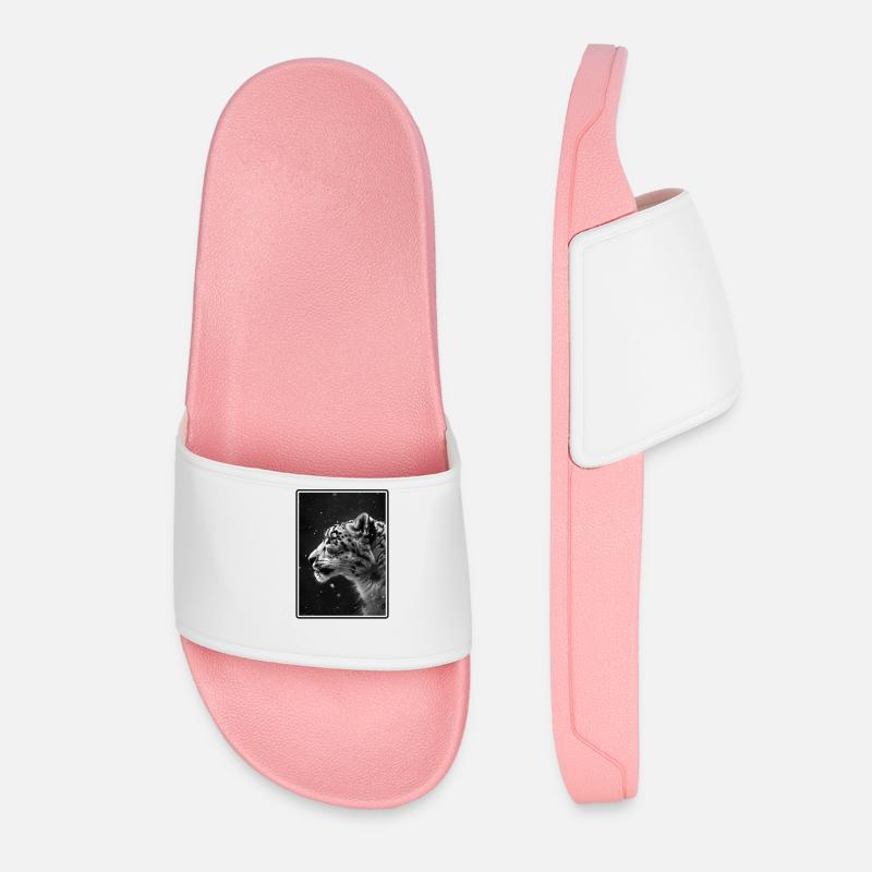 Snow Leopard Schneeleoparden Schneeleopard - Women’s Pool Sliders - light pink