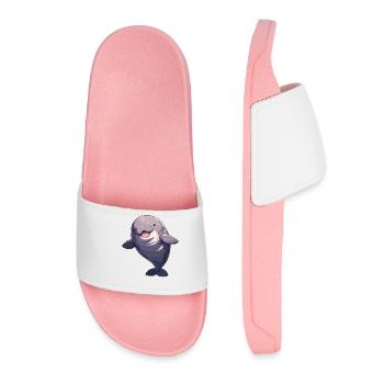 Dugongs Lamantins Dugong - Claquettes Femme - rose clair - Devant