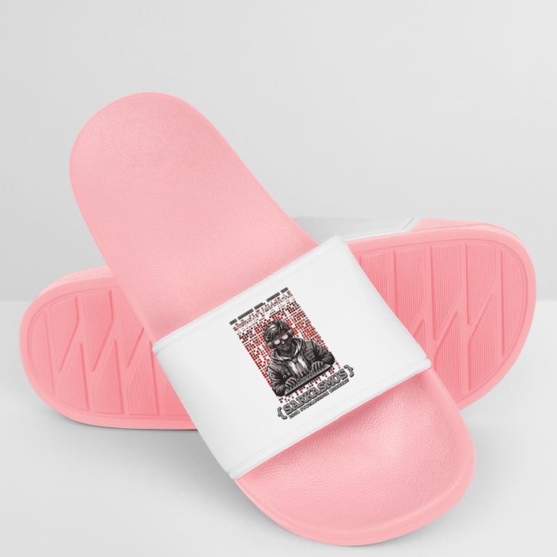 Je parle HTML, Python et sarcasme Claquettes Femme