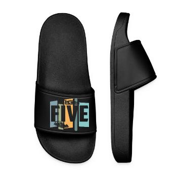 Cinq ans - Claquettes Femme - noir - Devant