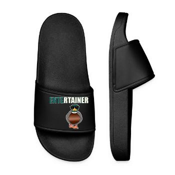 Entertainer Duck - Women’s Pool Sliders - black - Front