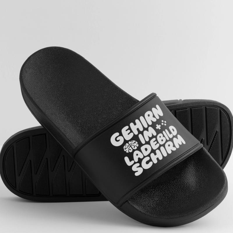 Brain in the loading screen Women’s Pool Sliders