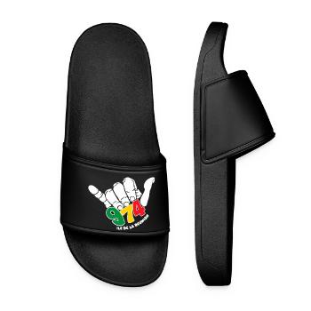 974 Île de la Réunion - Claquettes Femme - noir - Devant
