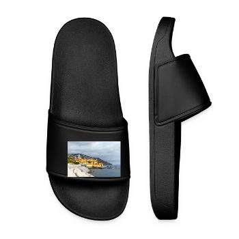 Fortress Sao Tiago Funchal Madeira island Portugal - Women’s Pool Sliders - black - Front