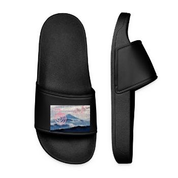 cho ku rei mit fuji und kirschblüten - Women’s Pool Sliders - black - Front