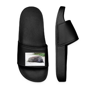 Porcupine als Porky (in german Stachelschwein) Hys - Women’s Pool Sliders - black - Front