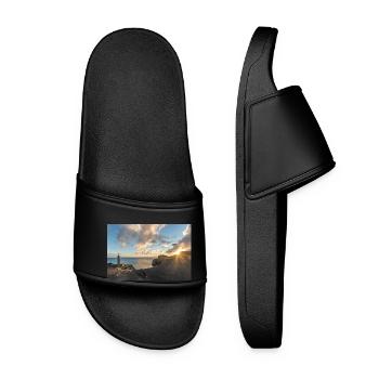 Phare des Açores - Claquettes Femme - noir - Devant