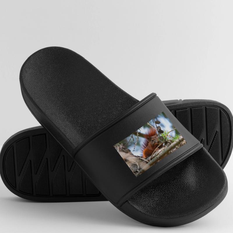 squirrel (in german Eichhörnchen) Sciurus Women’s Pool Sliders