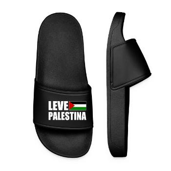 Leve palestina - Frauen Badelatschen - Schwarz - Vorne