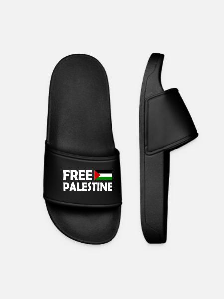 Free palestine - Claquettes Femme - noir