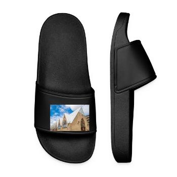 Feskekörka fishmarket Gothenburg City (Göteborg) - Women’s Pool Sliders - black - Front
