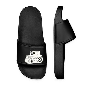 Tracteur - Claquettes Femme - noir - Devant
