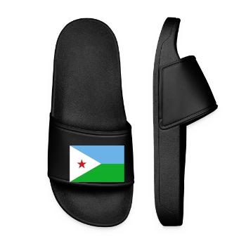 Djibouti - Women’s Pool Sliders - black - Front